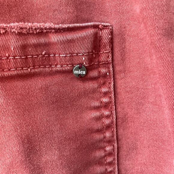 Altar'd State Size 32 Wide Leg Cropped Pants Rose Button Fly Casual Boho Relaxed - Picture 6 of 6